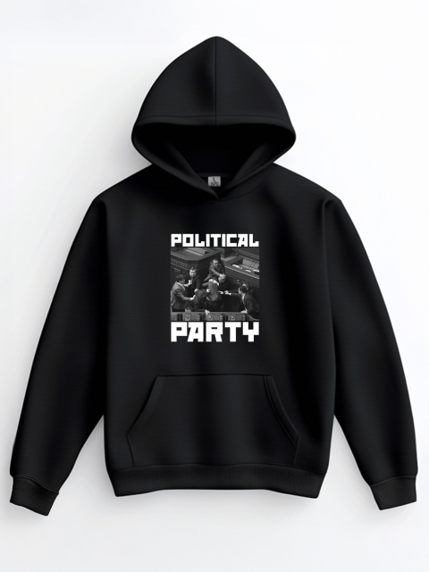 Худі "Political party" Чорне