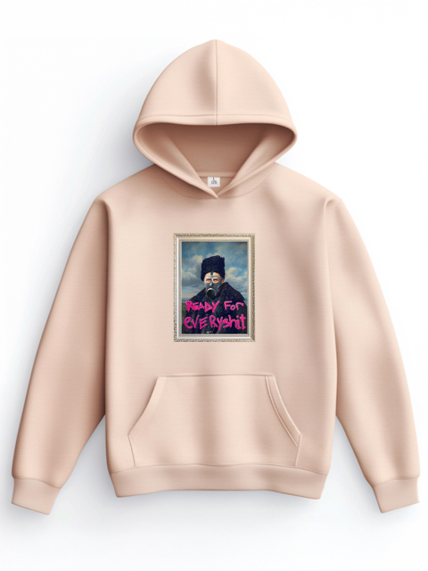 Худі "Ready For Everyshit" Бежеве 