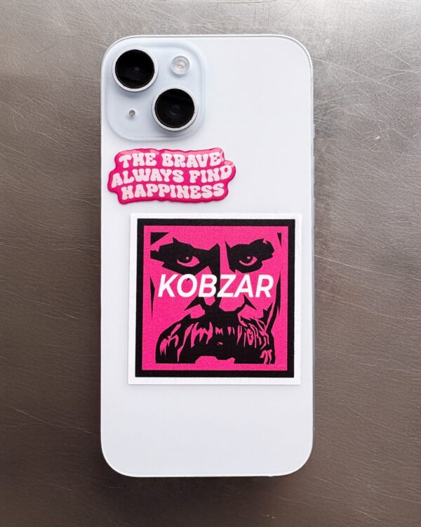 3D стікер «The brave always find happiness»