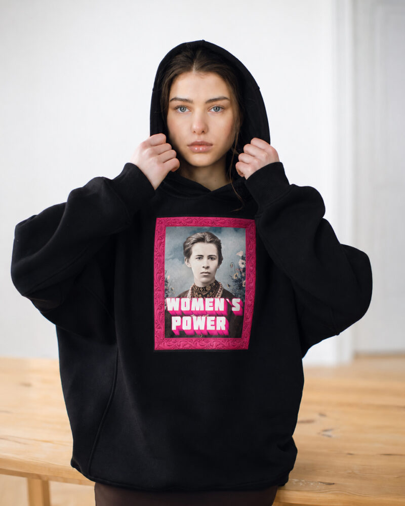 Худі «Women's Power», оверсайз / чорний — 2